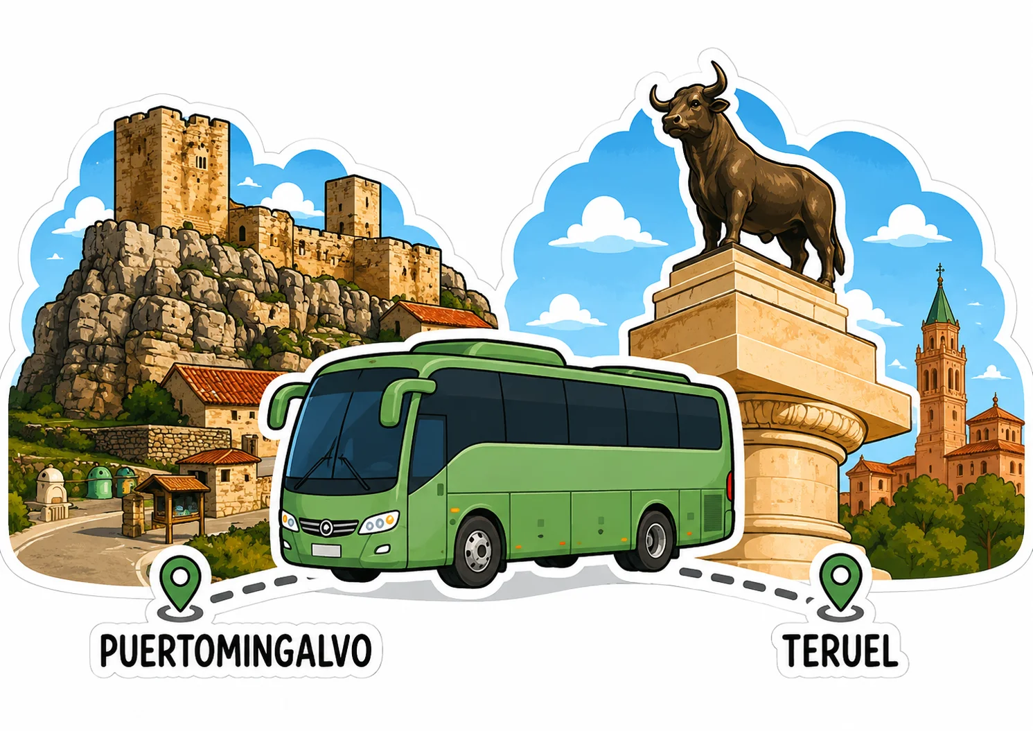 Vistas de Puertomingalvo, Teruel