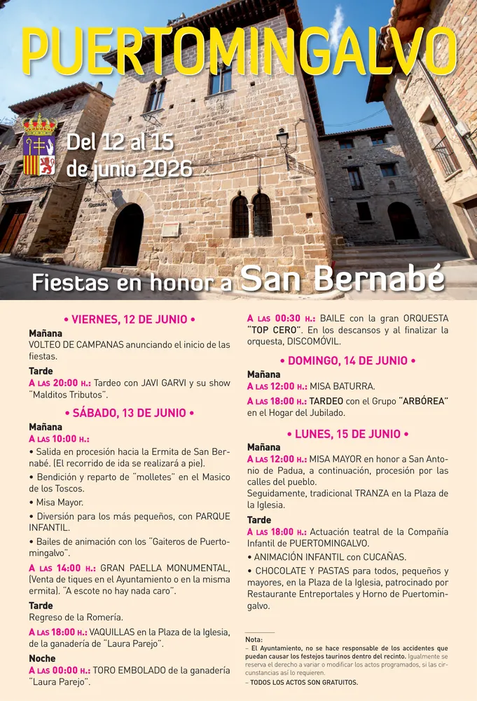 Cartel del evento