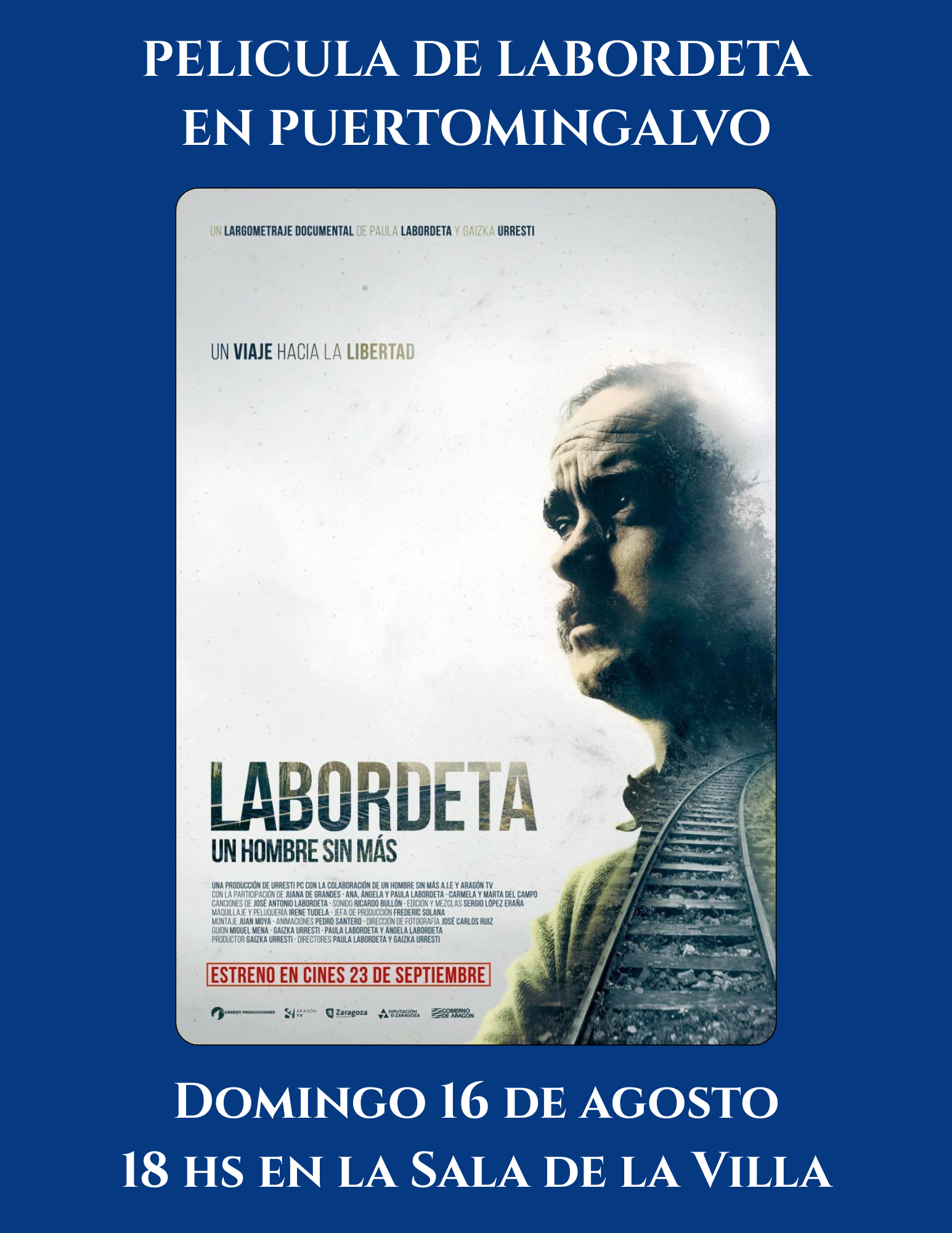 Cartel pasado